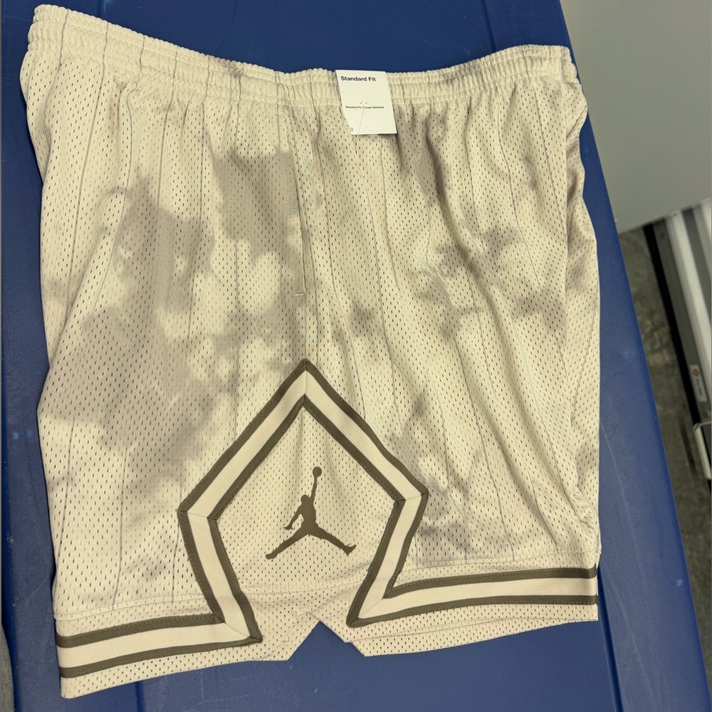 Jordan Women Light Tan Mesh Shorts